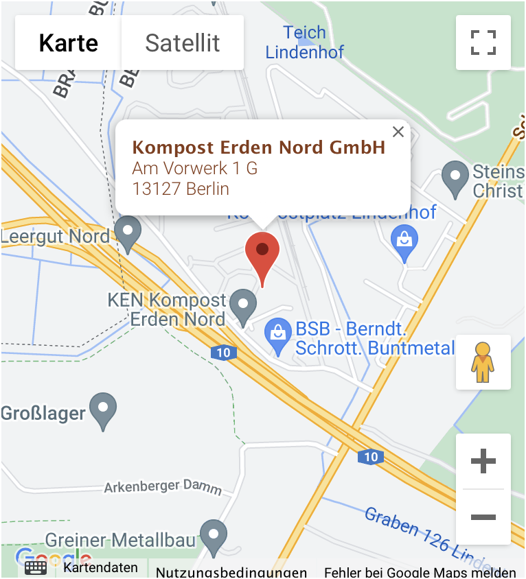 Kompost Erden Nord GmbH Am Vorwerk 1 G 13127 Berlin